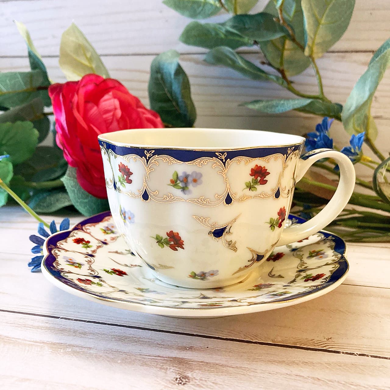 Teacup and Saucer Set – Grace's Teaware Apple Blossom – Tea For