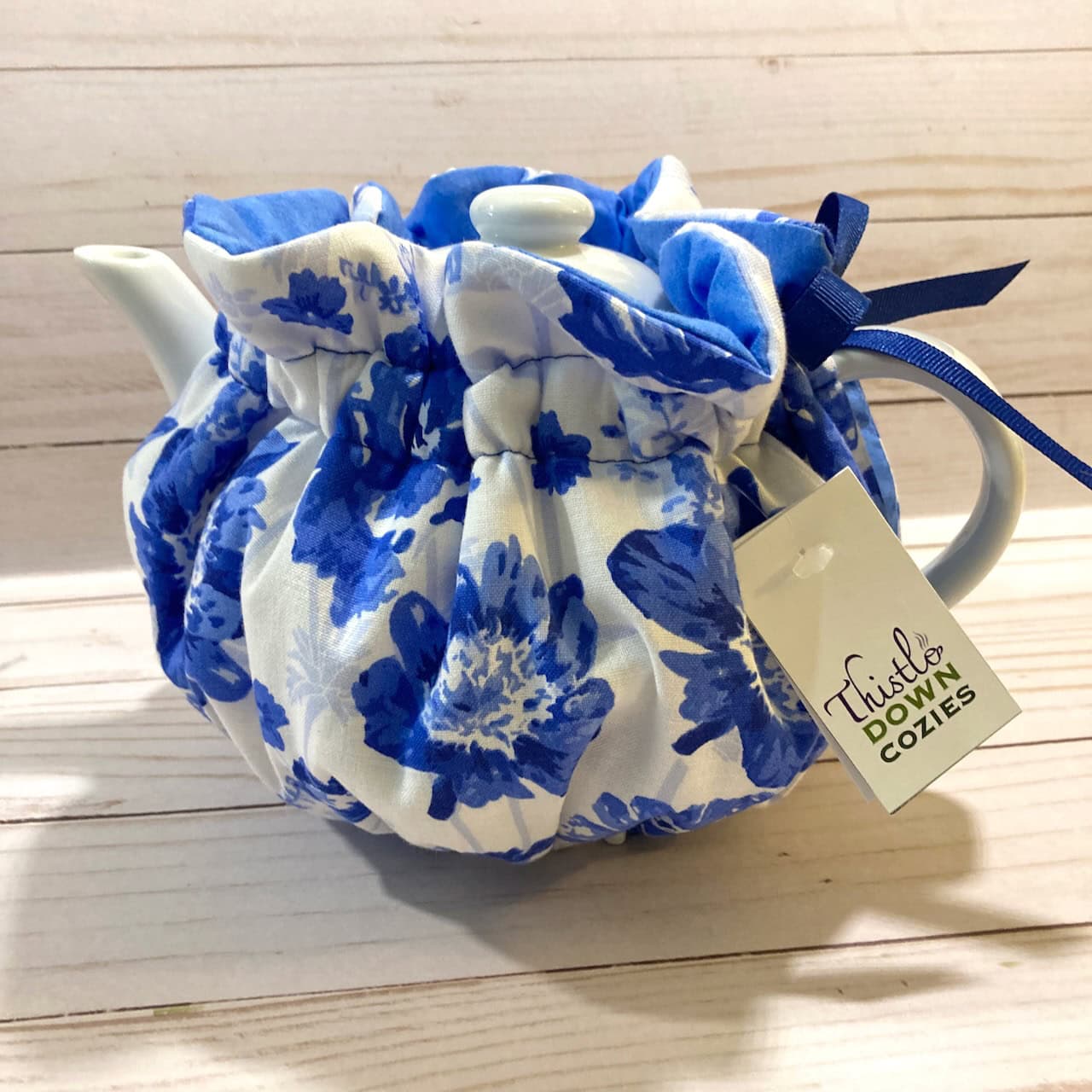 Tea Cozy – 2-4 Cup, Wrap Style (Tranquil Blossoms) – Tea For All